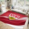 VfB Stuttgart Design Crystal Velvet Carpet Cozy Non?Slip Printed Rug For Bedroom Living Room Entrance