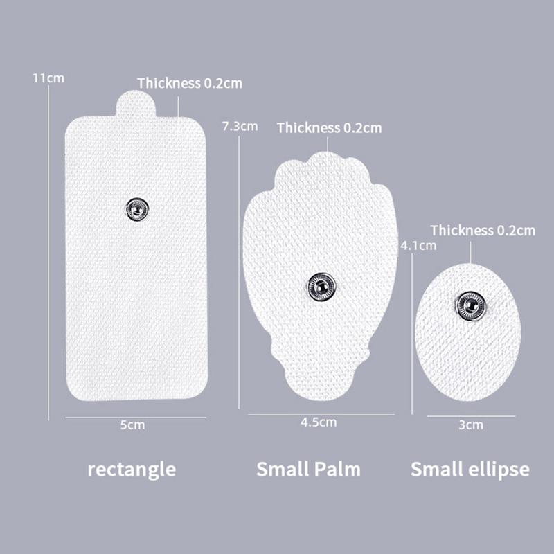 2Pcs Electrostimulation Electrode Patch Self Adhesive Pulse Gel Sticker Ems Muscle Stimulator Acupuncture Massager Replacement