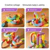 Electric Magnetic Track Set Children Magnetic Rail Car Cube Toys DIY Building Blocks Educational Toy Gift Box For Kids Gift