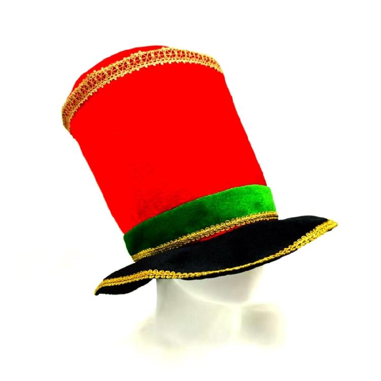 Majorette Hat Christmas Royal Guard Style For Cosplay Band Accessory In Multiple Color Combinations