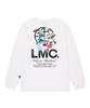 LMC Stone Globe Long Slv Tee White