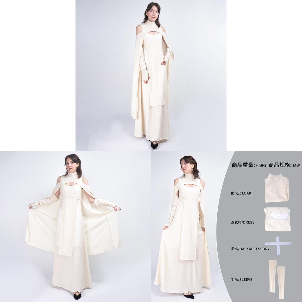 Sheltay Cosplay Costume For Halloween Stage Performance With Polyester And Spandex Fabric