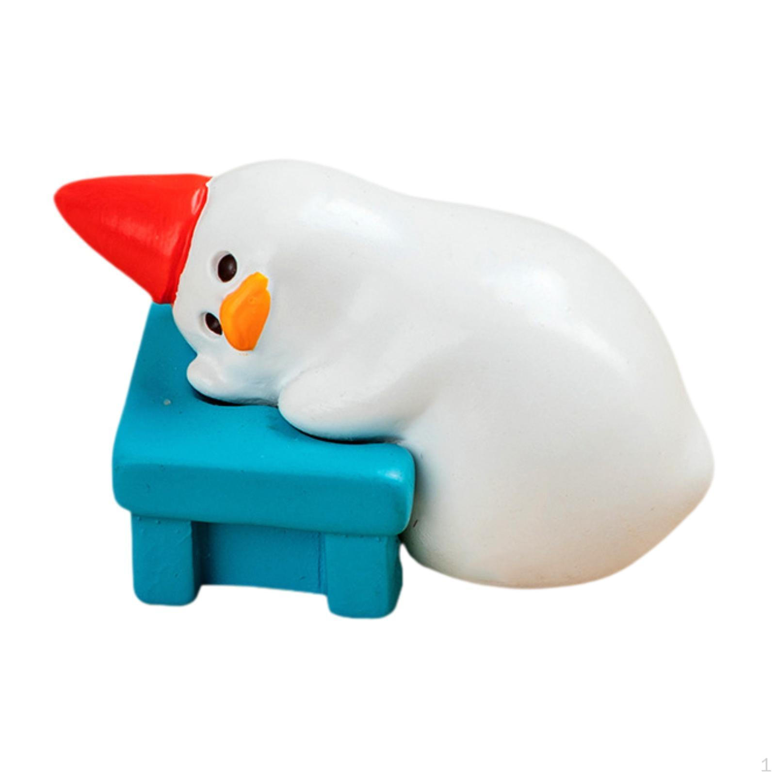 

Скульптура животного, статуэтка утки, коллекционное настольное украшение, статуэтка из смолы для настольного камина Daze Duck