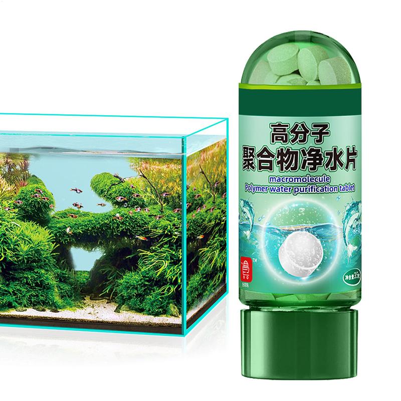 Tablety na čištění vody Rychlý filtr do akvarijní vody Potřeby pro ryby Akvarijní tablety Zlepšují kvalitu vody Příslušenství pro akvárium