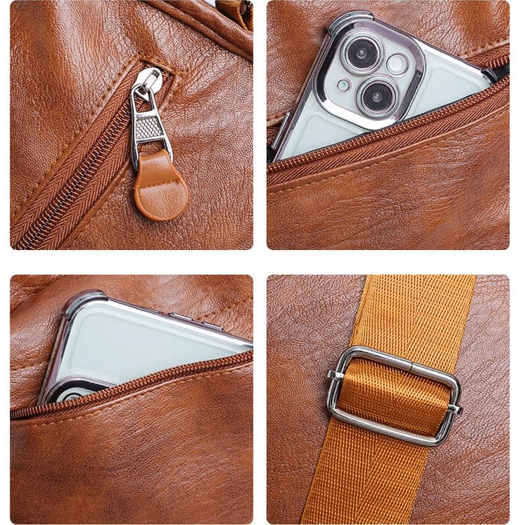 Retro Casual Portable Crossbody Small Backpack