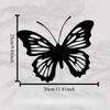 Butterfly Metal Wall Art Sculpture Rust Resistant Nature Insect Decor for Garden Living Room Valentine Gift
