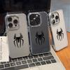 Spider Pattern Phone Case For Iphone 17 Pro Max Air 16 Pro Max 15 Pro 14 13 12 11 17E 16E Transparent Soft Protective Cover