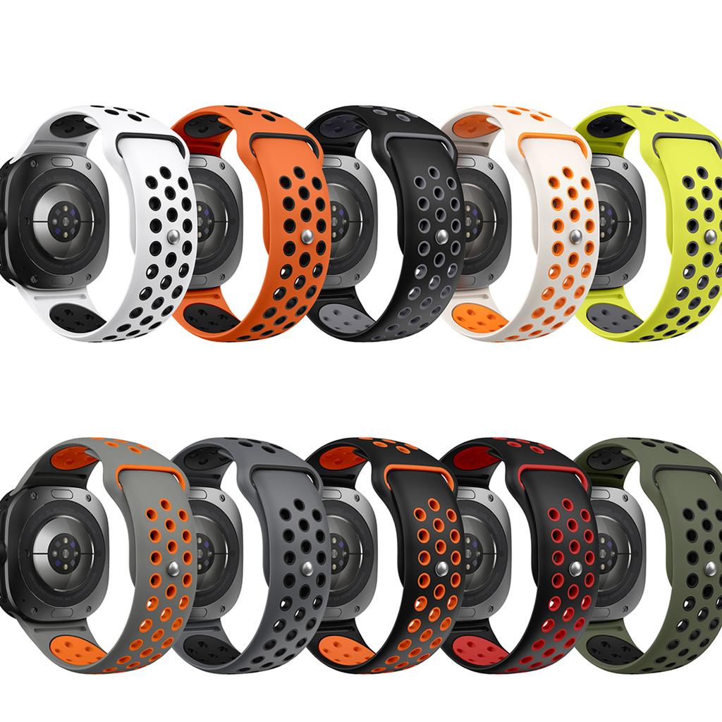 For Samsung Galaxy Watch 7Ultra Strap 47mm Accessory Breathable Sport Silicone Bracelet For Samsung Galaxy Watch Ultra Band 47mm