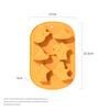 Pumpkin Silicone Halloween Cake Chocolate Mould Silicone with Ghost Pumpkin Bat & Witch Hat Cookie Mold for Ice Cube Baking Mold