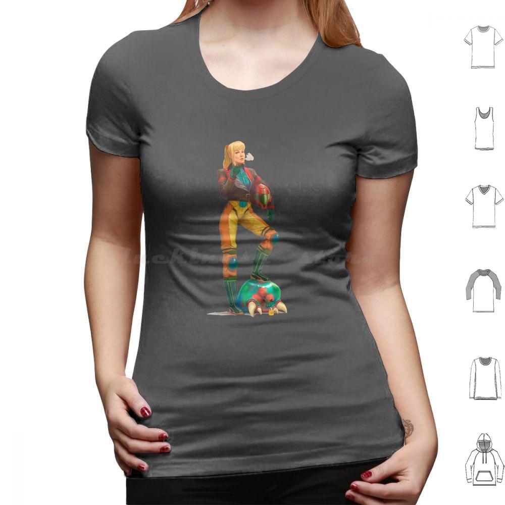 Metroid T-Shirt Herren Damen Kinder   Samus Metroid Spiel Videospiel Retro Zähes Küken Samus Aran Damen Stark Dread Weltraum-Pirat