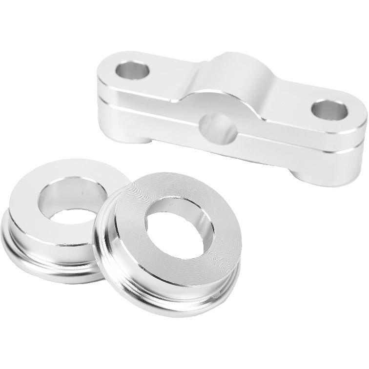 Tbest B-Serie Billet Schaltgestänge, Solides Schalthebelbuchsen-Kit, Vordere und Hintere Solide Schalthebelbuchsen-Kombinationskit CNC-Aluminium-Ersatz für B-Serie