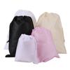 Stocked Non-Woven Drawstring Bag for Shoes and Bags – Dustproof with Window, Custom Logo, Visible Pull Rope