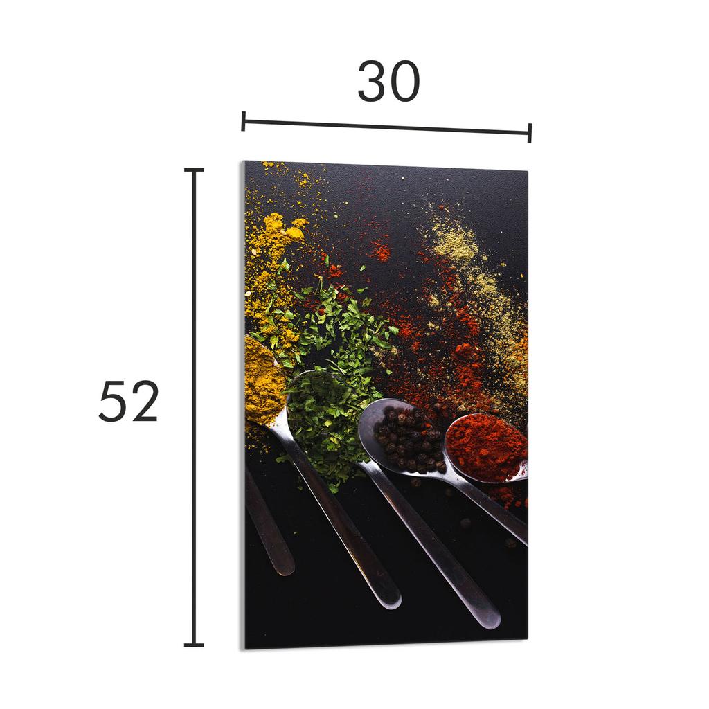 SZKLANA DESKA DO KROJENIA 30x52 Przyprawy