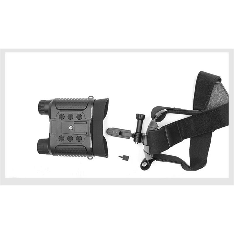 NV8160 Jumelles de Vision Nocturne Montées sur la Tête, Télescope Infrarouge Numérique à Écran de 2,7 Pouces pour Usage Extérieur