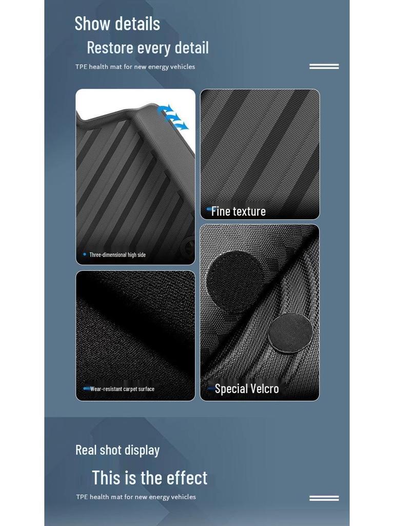 23-25 Chery Tiggo 9/Jetour JAECOO J8 TPE Car and Trunk Mats