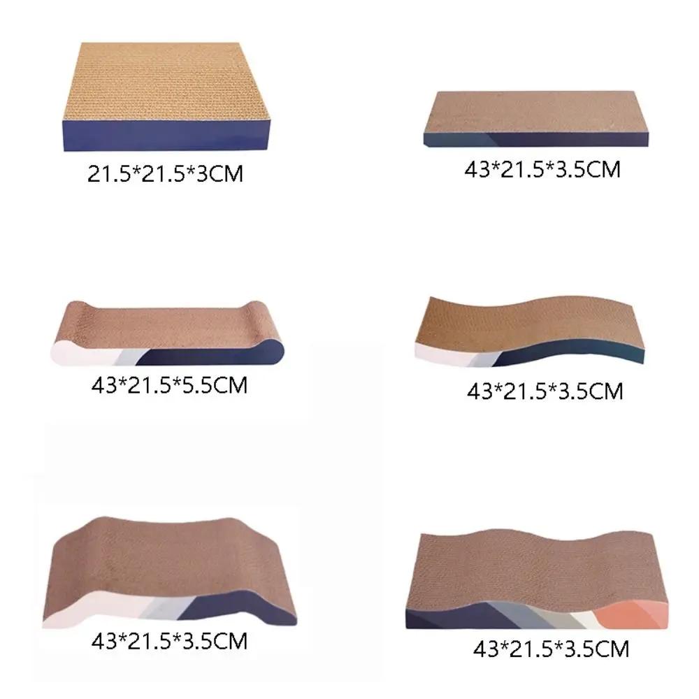 Corrugated Paper Cat Scratcher Cardboard Wear-resistant Anti-scratch Cat Claw Grinder Cardboard No Slag Cat Scratching Board
