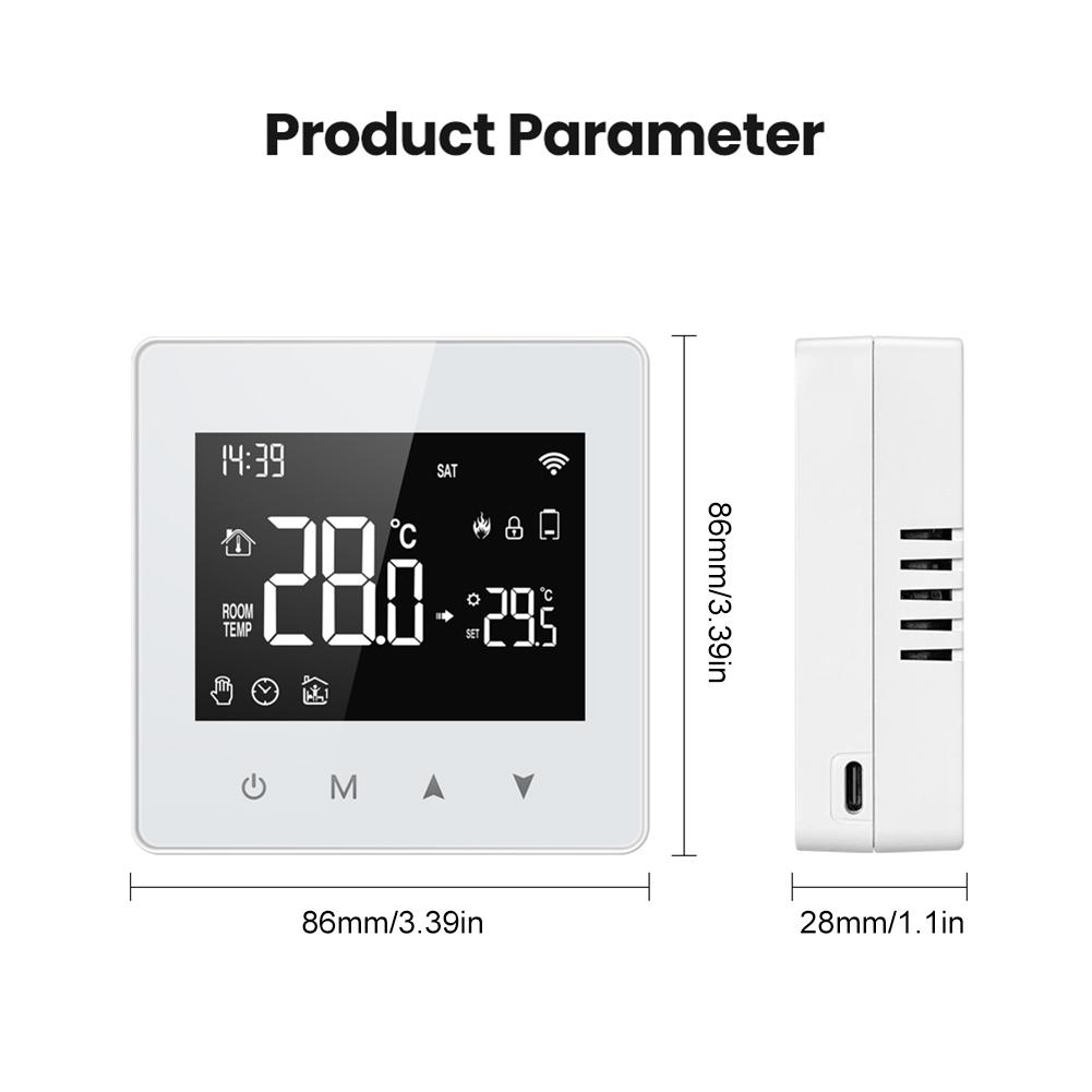 WiFi Smart Home Thermoregulator Compatible with Alexa Google Home Alice for Tuya APP Smart Heating Temperature Controller