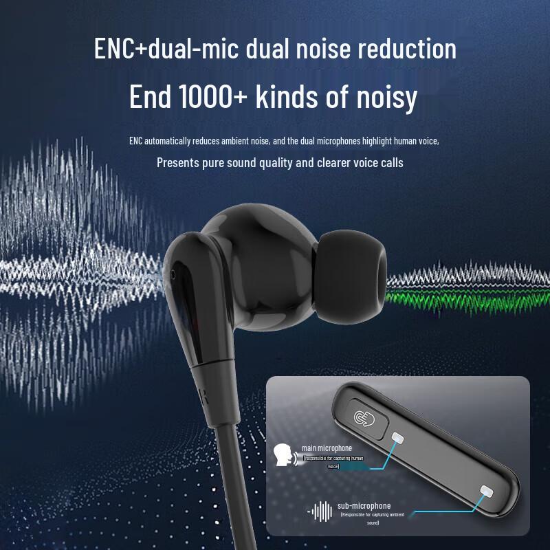 OKSJ A30 Pro Waterproof Neckband Sport Bluetooth Earbuds