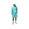 Nike High-Waist Pocket Drawstring Shorts With Solid Color Logo Men Bottoms Teal DQ7473-464