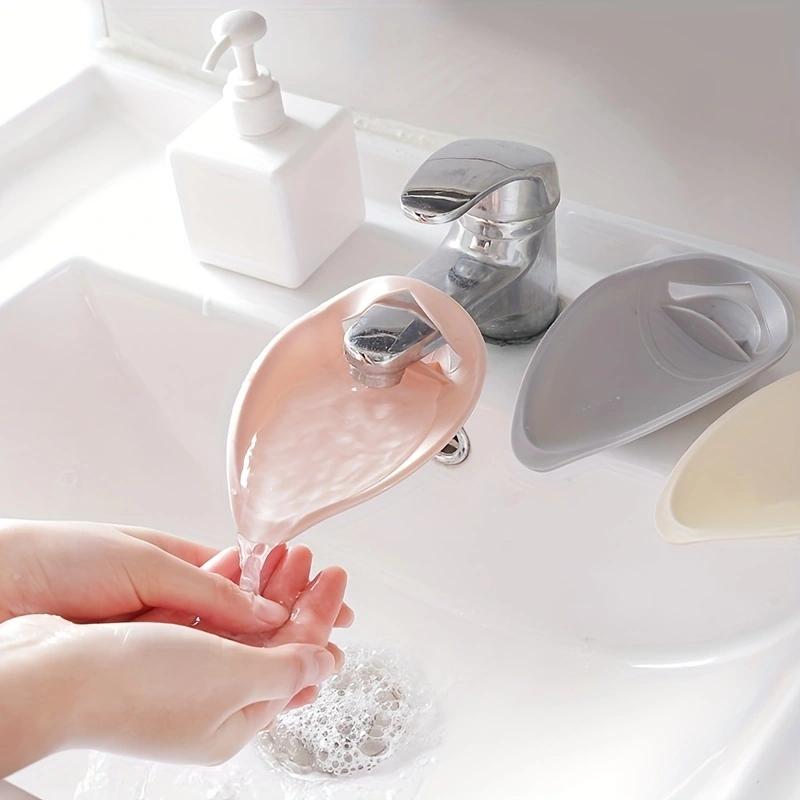 3PCS Make Hand Washing Easier for Kids: 1pc Faucet Extender for Toddlers' Bathroom Sink