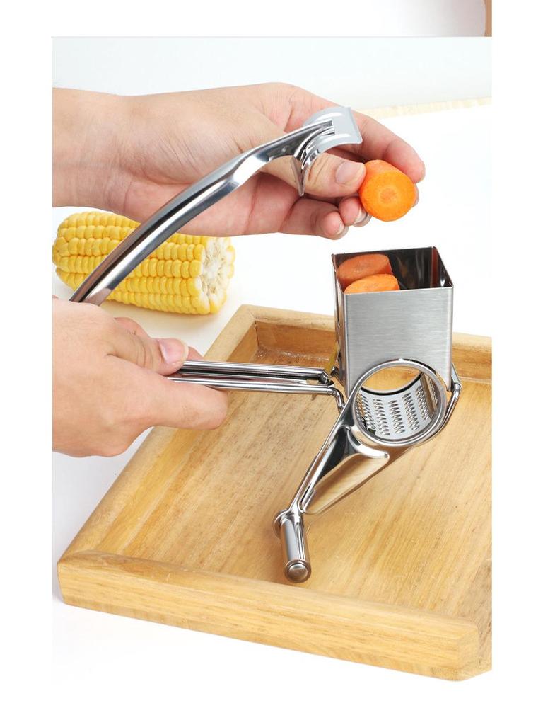 Multi-Purpose Hand-Crank Vegetable & Cheese Shredder