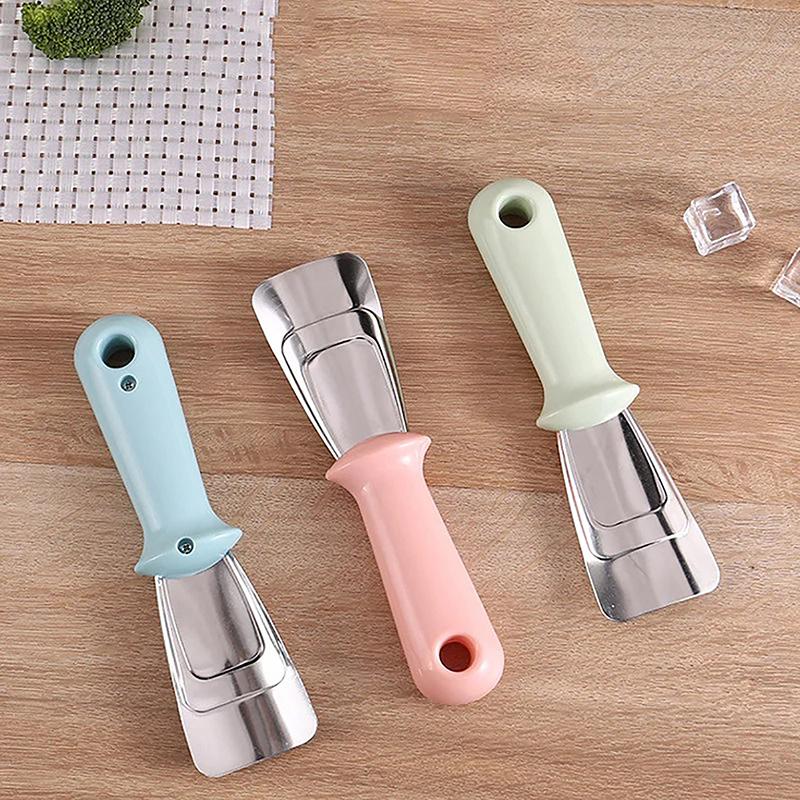 Stainless Steel Ice Scraper For Home Kitchen And Refrigerator Defrosting With Non-slip Handle