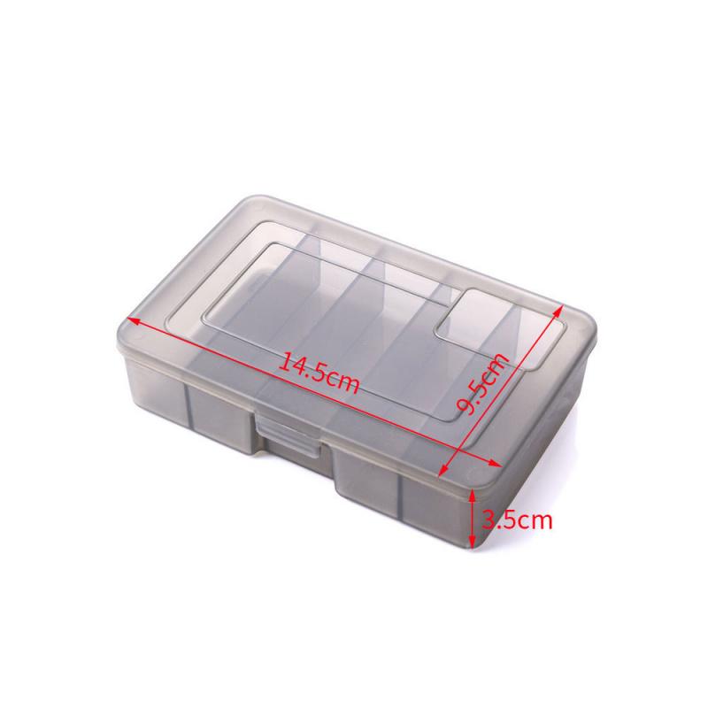 Lure Storage Box Elegant Gray Five-Compartment Multi-Layer Large Capacity Fishing Gear Accessories Box Fishing Bag Special Small