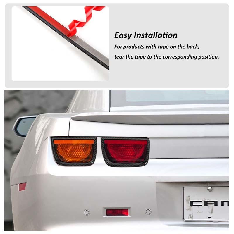Car  Taillight Decoration Lamp Decoration Stickers For Chevrolet Camaro 2010-2013 Car Exterior Accessories, ABS Plastic