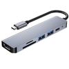 7-in-1 Multi-Port Type-C Expansion Dock with 4K HDMI Projector and Hub