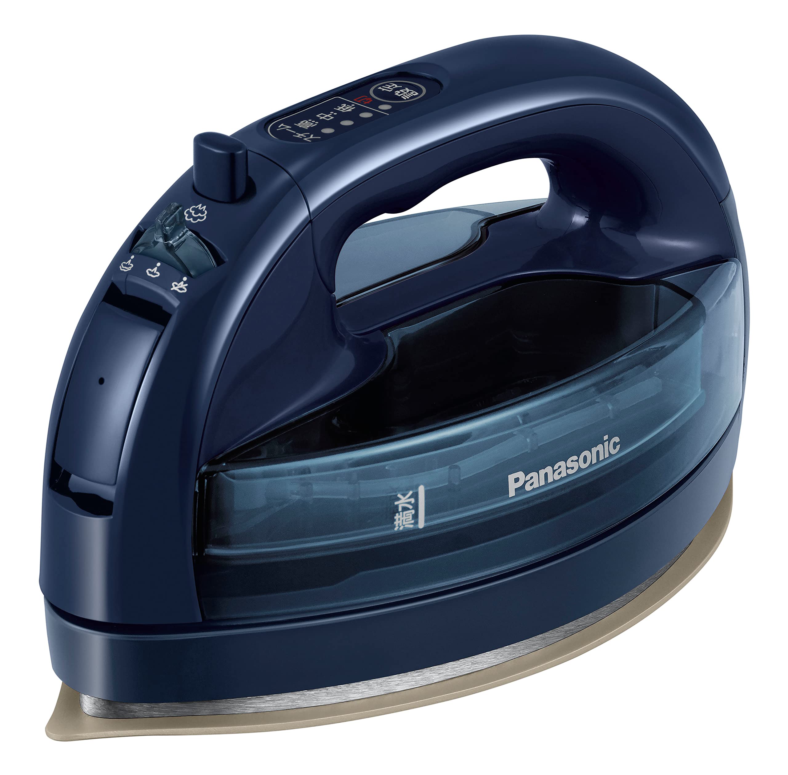 

Panasonic NI-WL507-A Cordless Steam W Head Iron, Dark Blue