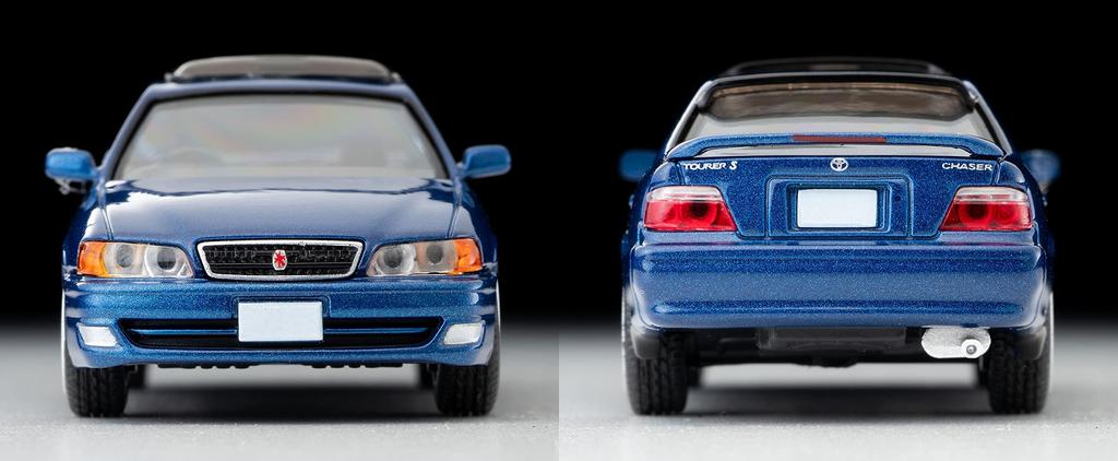 Tomica Limited Vintage Neo Toyota Chaser Tourer S Navy Blue 98 Year Finished Product 320272 1/64 LV-N224d 2.5
