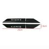 WUM1 4pcs ABS Car Styling Fender Stickers Badge for SKODA SUPERB KODIAQ KAMIQ KAROQ Auto Side Emblem Decals Decoration