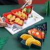 Christmas Tree Plate Snacks Fruit Plate Christmas Fruit Plate Divided Tableware Christmas Tableware Children's Anti Drop