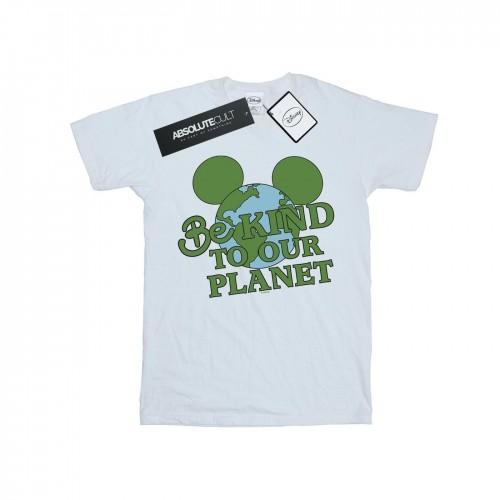 Disney Womens/Ladies Mickey Mouse Be Kind Cotton Boyfriend T-Shirt