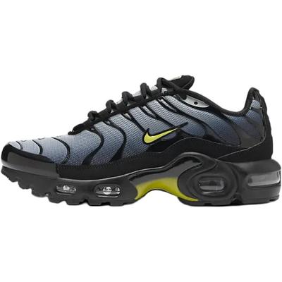 Air Max Plus Comfortable Abrasion Resistant Abrasion Resistant Low Top Kids' Running Shoes Black Gray Unisex CD0609-033
