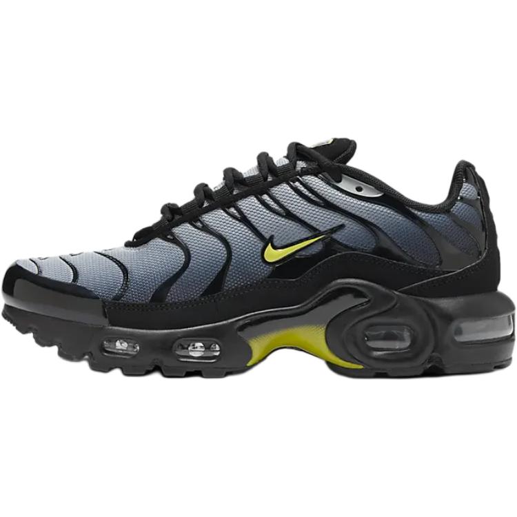 Nike Air Max Plus GS Wolf Grey Opti Yellow Kids Sneakers Black CD0609-033