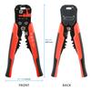 Bicycle Repair Professional Electrician Wire Tool Cable Wire Stripper Cutter Crimper Automatic Crimping Stripping Plier