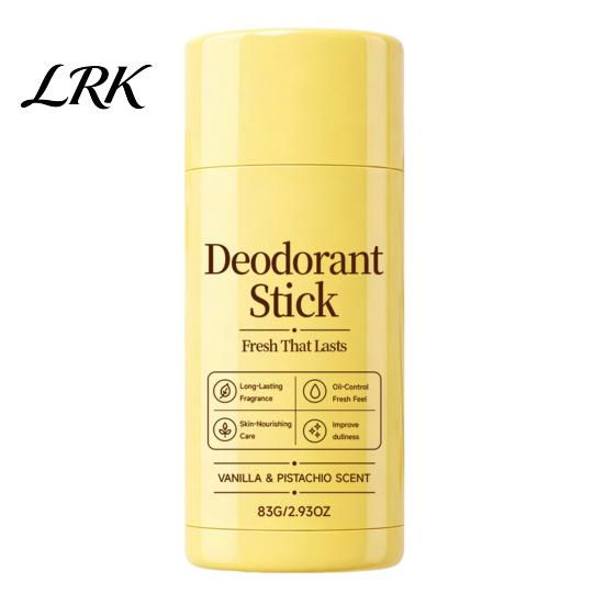 Vanilla Pistachios Deodorant Stick 83G & Stick, Odor Protection Perfumed for Women Long-lasting Men, Long Lasting Fresh Scent Underarm Care Cream