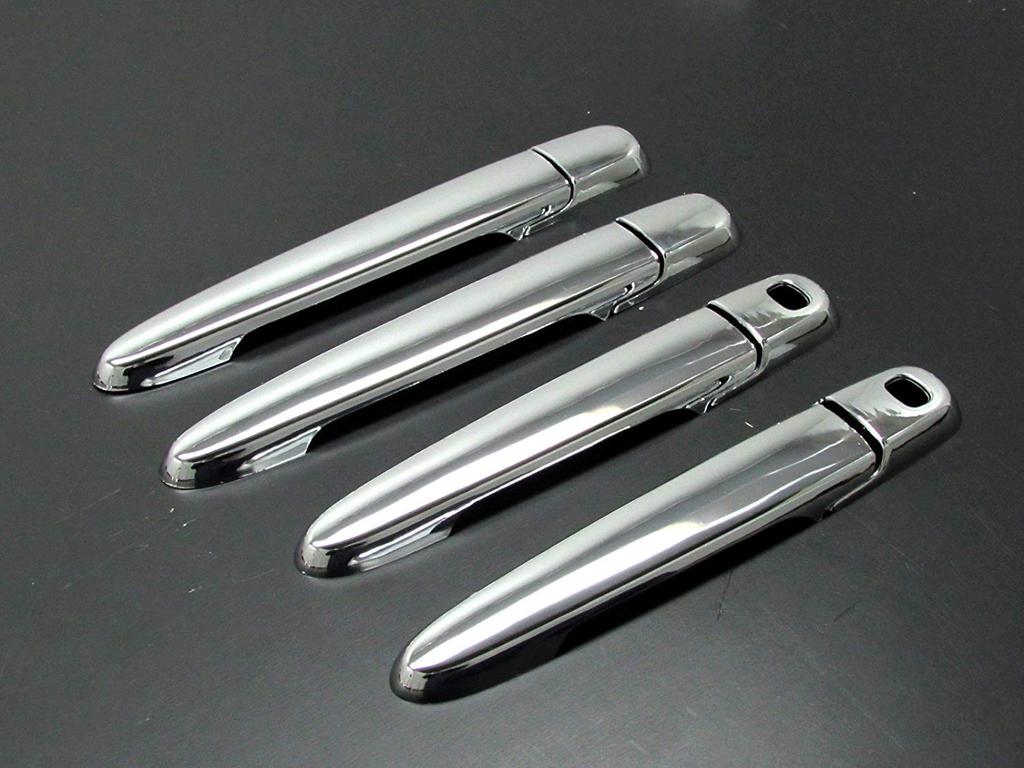 BRIGHTZ Chrome Door Handle Covers and Knobs for Tanto Compatible with and 610 LA600S/LA610S (Part Number TNT600-NOBU-FS-AD0AE2FD2FH0) - LA600, LA610,