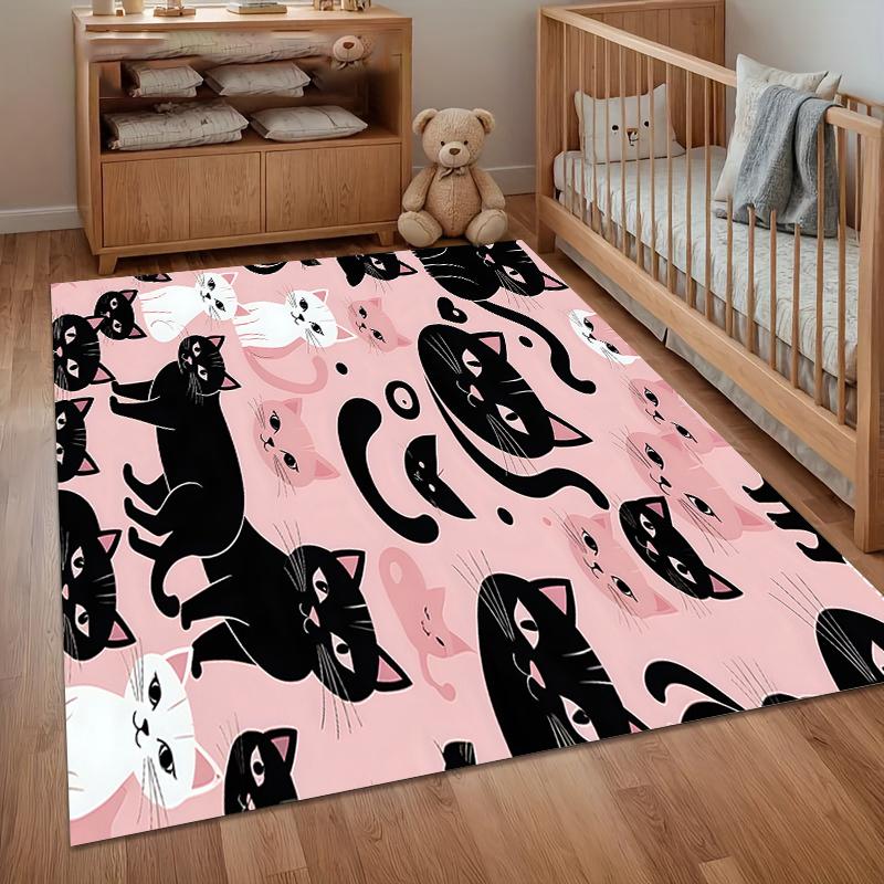 

Area Rug Carpet Soft Non Slip Saint Bernard Dog Cuddling on Sofa Floor Mat for Bedroom Living Room Kids Room Home Decor 40cm x 60cm