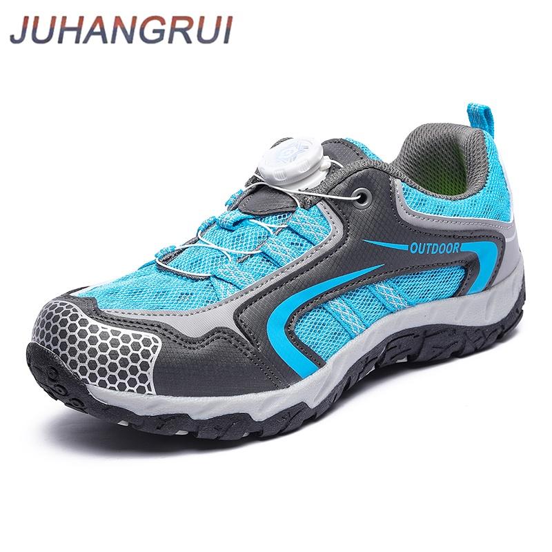 Women‘s Breathable Hiking Shoes Anti-slip Trekking Sneakers Hunting Mesh Rotating Buckle Outdoor Casual Women's Shoes Trainers