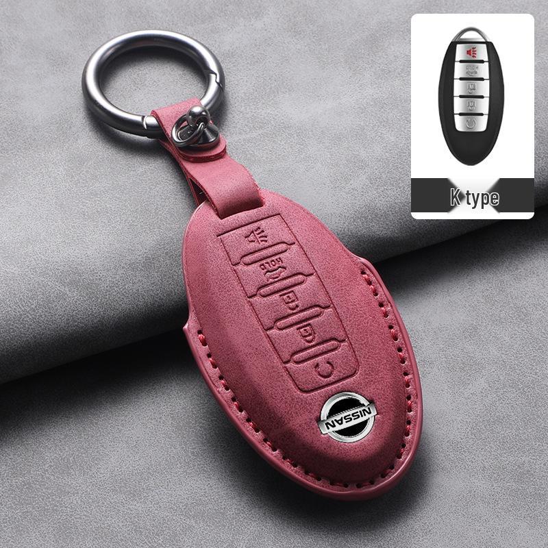 Nissan Suede Key Holder for Sylphy, Qashqai, X-Trail, Bluebird, Terra, Teana