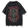 Devil Tarot Debiruman Devilman Crybaby Men's Tshirt Japan Anime Tee Shirt Harajuku Manga T-Shirts Cotton Clothing