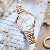 RORIOS Watch Wristwatch with Cherry Blossom Made In Quartz Stainless Steel Perfect for or White Women's Dial, Cute, Waterproof, Luminous, Japan,