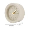 Cement Concrete Clock Silent Alarm Clock Quartz Table Clock (Battery Not Include)