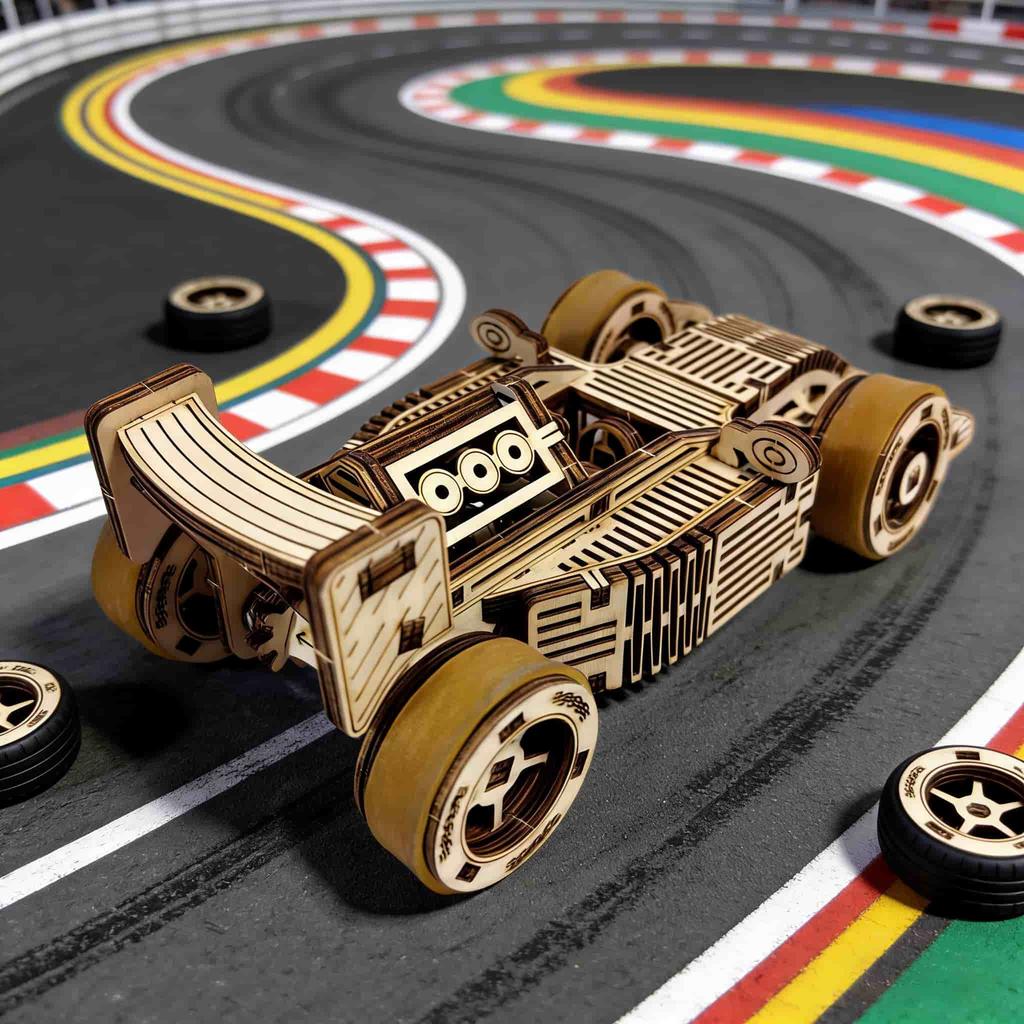 3D Wooden Puzzle Car DO-IT-YOURSELF Wooden Miniature Perfect as a Birthday Halloween Easter Christmas or Latest Year s Present