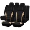 Universal Car and Minivan Seat Cover with Exclusive Waistline Design Fabric Cushion