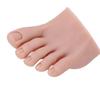 Left/Right Silicone Practice Foot Soft Silicone Half Foot Mannequin  For Nail Art Training
