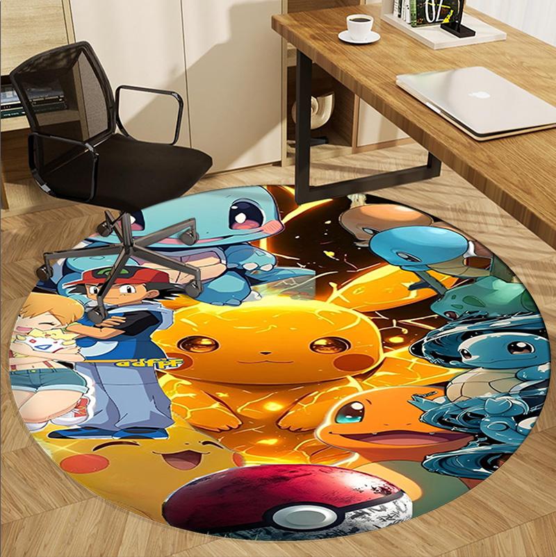 card game Pattern Round Rug, Indoor/Outdoor Mat, for Picnic, Gameroom, Bedroom, Office, Living Room, Home Decor Carpet, Birthday Gift