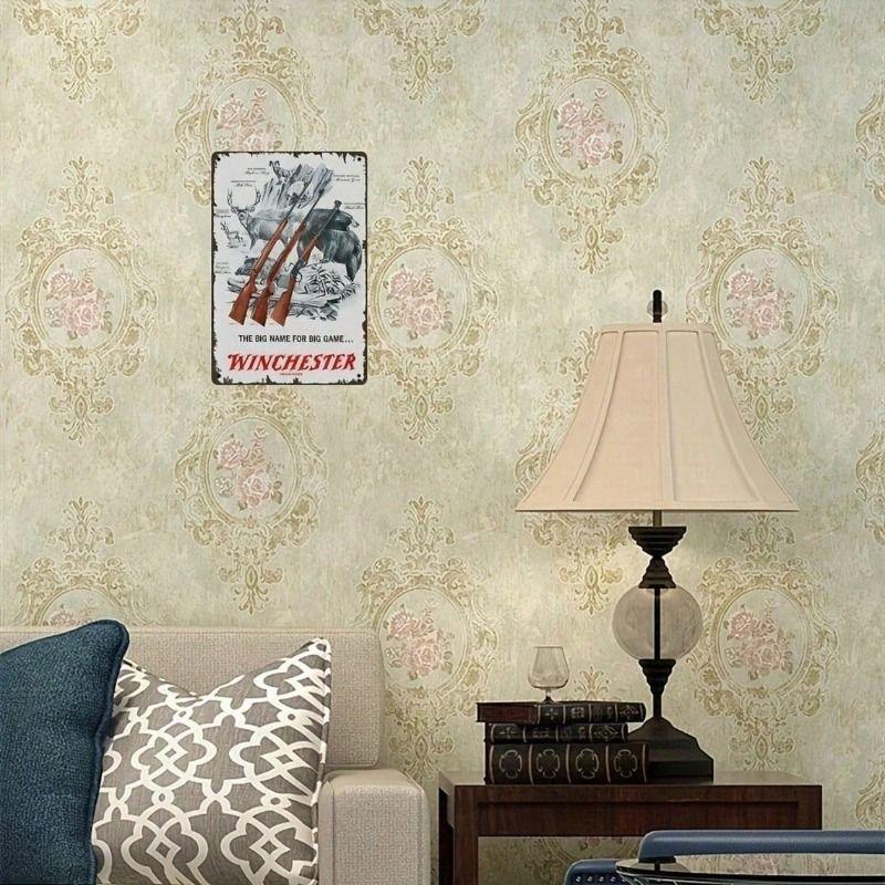 Vintage Metal Sign Wall Art, Rusty Look Tin Poster for Bar Garage Home Decor